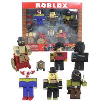 Roblox Action Figures 2.5 Inch Werewolf Night Themed 6 Pcs Collectible Virtual Dolls Featuring Accessories Present Box Collection Designed For