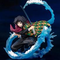 Anime Giyu Tomioka Vandens kvėpavimas Nulis Autentiškas figūrėlės rinkinys Stalo dekoracija Kolekcionuojamas modelis Kolekcionuojama figūrėlė Dovana 17CM