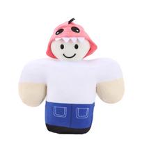 Kawai Steal a Brainrot Sammy Jandel Plush Anime Activity Stuffed Toy Adorable Hooded Square Man Birth Date Xmas Present designed for Children plus Fan 23cm