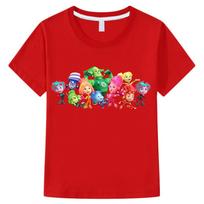 Fiksikai 100% Medvilnė Vaikams Nauji Marškinėliai Animacinių Filmų Spaudiniai T-shirt Juokingi Mergaitėms Kūdikiams Berniukams Mieli Trumpomis Rankovėmis Vaikams Anime T-shirt Vasaros Viršutiniai Drabužiai 100 raudona