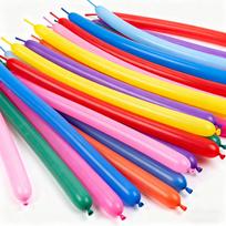 50/100 vnt. 1,5 g Didelio elastingumo Ilgi balionai Magiški balionai Spalvoti latekso balionai „Pasidaryk pats“ Pripučiamas balionas Gimtadienio vakarėlio dekoracija 1.5g 50pcs