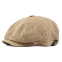Džiuto Lino Baretės Kepurės Vyrams Vasarinės Kvėpuojančios Newsboy Kepuraitės Boina Hombre Gatsby Kepurė Moterims Gorras Para Mujer Plokščia Kepurė ajdust chaki
