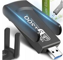 Wi-Fi USB adapteris E628, 1300Mbps, USB 3.0, Juoda