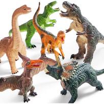 6 vnt. milžiniški dinozaurų žaislai Didelės švelnios dinozaurų figūrėlės Realistiški Juros periodo pasaulio žaislai, skirti vaikams Žaislai Gimimo data