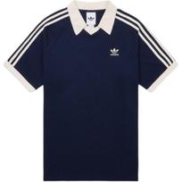 Adidas Originals dryžuotas logotipas raglaninės trumpomis rankovėmis marškinėliai Unisex Viršutiniai drabužiai Mėlyni KB5461 XL