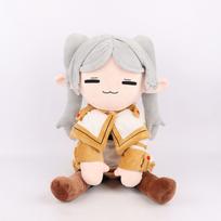 75cm Frieren pliušinis žaislas Laidotuvėse Elfas Frieren pliušinis žaislas Medvilne kimštas lėlė Mielos ir žavios figūrėlės Anime aksesuaras Namų dekoracija Amatai