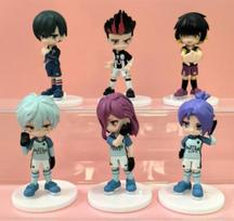 6pcs/set BLUE LOCK Figure Model Playthings About 8 cm Isagi Bachira Chigiri Ness Hiori Nagi Reo Kaiser great for daily use no box
