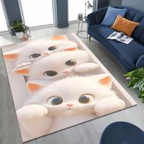 Naujas Mielas Katės Kačiuko Miau Animacinis Kilimas Miegamojo Svetainės Sofos Namų Durų Kilimėlio Dekoras, Didelis Vaikų Žaidimų Neslystantis Grindų Kilimėlis 40x60cm( 15x23in )