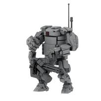 Gobricks MOC Golem Hardsuit Mk2 Robot Mechanical Model Construction Brick Collection Instructive Playthings Designed For Children Birth Date Collect