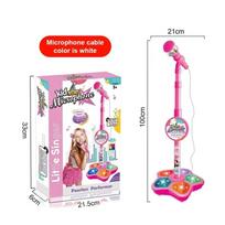 Children Playthings Karaoke Microphone featuring Stand Singing Song musical instruments Playthings featuring Light Instructive development games
