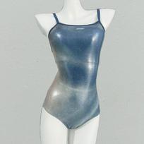 Glorious Stone Flash Professional Racing Swimsuit One-piece Low-fork Bag Hip Tight-fitting Chest Pad Swimming Pool XL