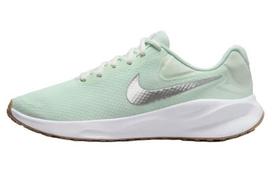 Nike Revolution 7 Mažai žalias Baltas Platino atspalvis Metalinis Sidabrinis Moteriški FB2208-303 36.5