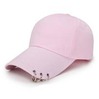 Moterų Vyrų Hip Hop Kpop Snapback Beisbolo Kepuraitė Vienspalvė Su Žiedu Sporto Šokiai Kelionės Mylimasis Tėčio Kepurė Kepurės Streetwear Reguliuojama