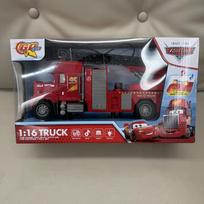 Lightning Mcqueen Model Car Inertial Pull-Back Featuring Lights Music Fire Sprinkler Cloud Ladder Truck Cars Children Toy Present