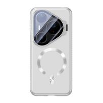 For Huawei Pura 80, 80 Pro, 70, 70 Pro phone case, lens mount protection, magnetic adsorption, solid color design Huawei Pura 80 Pro+
