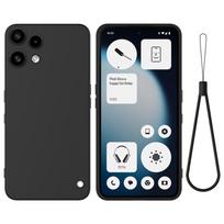 For Nothing Phone 3A Lite dėklas, minkštas aukščiausios kokybės skysto silikono dirželio dangtelis su pūkeliu viduje, skirtas NothingPhone 3a Lite Nothing Phone (3a) Lite