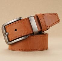 Youth Simple Belt Pin Buckle Camel 125cm kupranugaris