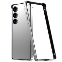 Aliuminio Metalinis Rėmelis Dėklas Samsung Galaxy S26 S25 S24 Ultra Plus Verslo Spalvos Šilumos Išsklaidymas Lengvas Apsauginis Dangtelis Galaxy S25+ gray