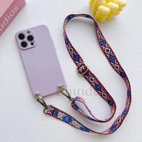 Classic Strap Case For Motorola G84 G54 G34 G24 G14 G04 G32 E13 Edge 50 Pro 40 30 Neo Crossbody Neck Cord Lanyard Silicone Cover EDGE 30 NEO