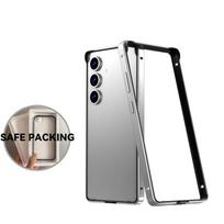 Stilingas ir lengvas įrenginio spalvos aliuminio metalinio rėmo dėklas, skirtas Samsung S26 Ultra S25 S24 Plus, su šilumos išsklaidymo dangteliu Galaxy S25 gray