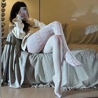 Black Sexy Girls Fishnet Stockings Lace Stockings Jacquard Lace Hollow Gothic Punk Lolita Pantyhose Elasticity Stockings balta