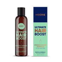 MOERIE, Ultimate Hair BOOST, stiprinamasis šampūnas, 250 ml