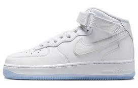 Nike Air Force 1 Mid Baltas gyvatės raštas Ledas Moteriški FN4274-100 35.5