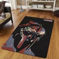 Trendy Mf Doom Rapper Madvillian Hip Hop Music Rug Anti-slip Area Rugs for Living Room Bedroom Sofa Carpet Bedroom Floor Mat 40x60cm