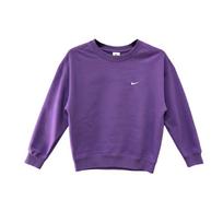 Nike Solo Swoosh Vilnos Megztinis su apvalia apykakle Violetinis Baltas Vyriškas DX1362-504 M