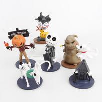 6Pcs/Set Anime Figure The Nightmare Before Xmas Jack Skellington Doll Action Figure Model Playthings Present great for daily use