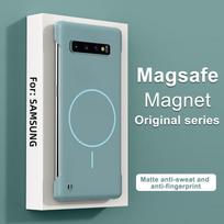 Frameless Magnetic Phone Case For Samsung Galaxy S10 Plus For Magsafe Ultra Thin Soft PC Matte Skin Feel Back Cover Galaxy S10