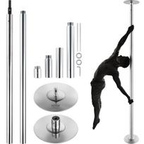 Professional Dancing Pole, Spinning Static Dancing Pole Kit, Portable Removable Pole, 45mm Heavy-Duty Stainless Steel Pole, Height Adjustable Fitness