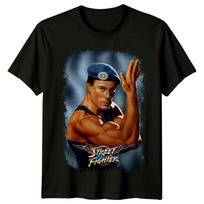 Street Fighter (1994 m) Filmo plakato įkvėpti marškinėliai Retro 90s marškinėliai Unisex M