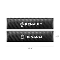 Skirta Renault 2026 Nauji ratlankių gaubteliai 2 vnt. Automobilio saugos diržo dangtelis Peties anglies pluošto apsauginis dėklas Renault Clio Megane Trafic Captur