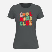 Moteriški marškinėliai  COOL MOMS CLUB, liemenuoti, kelios spalvos