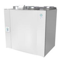 Systemair SAVE VTC 500 L; priešpriešinis šilumokaitis; integruotas HMI valdymo pultelis.