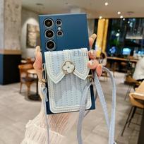 Strap Case for Xiaomi Redmi Note 13 Pro Plus 12 12S 11 11S 10 13C 12C 10C A3 Crossbody Lanyard Leather Wallet Card Cover Redmi note 13 4G