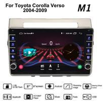 2 din Android automobilio radijo daugialypės terpės vaizdo grotuvas, skirtas Toyota Corolla Verso 2004-2009 su mygtuko rankenėle Carplay WiFi 2+32GB 1+16GB