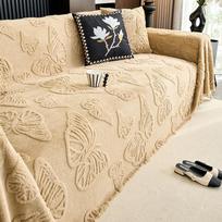 2025 new cream wind sofa light luxury premium cover all-inclusive universal living room simple elastic non-slip sofa towel 45 * 45cm Pillow Cover