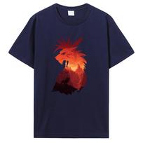 Kanjono Globėjo Marškinėliai Final Fantasy Raudonasis Xiii Raudonasis 13 Final Fantasy Vii Final Fantasy Vyriški Unisex Medvilniniai Marškinėliai Harajuku S