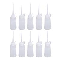 10 vnt. 150 ml siuvimo mašinos alyvos buteliukas, plastikinis, nepralaidus, tepalas, alyvos dozatorius, namų ir pramoniniam naudojimui