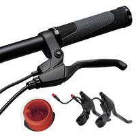 2 kontaktų stabdžių svirtys elektriniam dviračiui, stabdžių svirties rankenos rankenos, 2 laidai, kairė ir dešinė, E-bike atsarginės dalys 1 pair Brake Lever