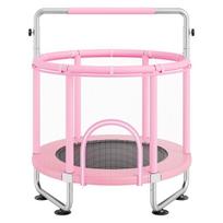55  Trampoline for Kids Mini Toddler Trampoline with Net Indoor Outdoor