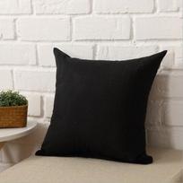 40*40Cm Spalvinga Namų Dekoro Meno Stiliaus Medvilnės Lino Pagalvės Užvalkalas Sofa Mesti Pagalvėlės Užvalkalas 40x40cm juoda