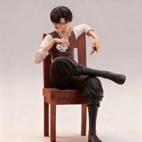 19cm Anime Attack on Titan figūrėlės Levi Ackerman figūrėlė Sėdimos pozos modelis Žaislai Išankstinis pardavimas Statulėlė GK Figūrėlė Ornamentas Dovanos