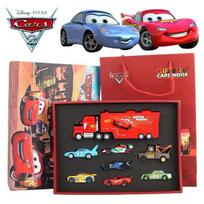 8/13/15 vnt. Pixar Cars Dovanų Dėžutė Metalinis Liejamas Mater Žaibas Makvynas Džeksonas Dėdė Sunkvežimis Automobilio Modelis Žaislas Berniukams Kalėdiniai Žaislai