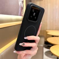 Candy Silicone For Magsafe Case For Xiaomi 15 15S 14 13 Pro 14Pro 15Pro Magnetic Wireless Charge Soft Bumper Fluorescence Cover Xiaomi 13 yellow