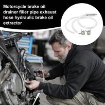Brake Bleeder Oil Fluid Extractor Bleeder Tool Clear Hose Soft Extractor for System Motorbikes Repair Motorcycle Maintenance