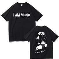 Rapper Playboi Carti 100%cotton Men's Shirt I Am Music Album Graphics Short Sleeved Women's Hip Hop Streetwear Tshirt - Men's... S įvairiaspalvis