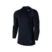 Nike Pro Hyperwarm Vyriškas ilgomis rankovėmis suspaudžiamasis treniruočių viršus Juodas 838023-010 S